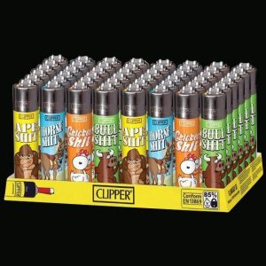 48pc Display Clipper Lighter Funny Animals