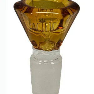 Amber Pacific Diamond Bowl Male 18mm