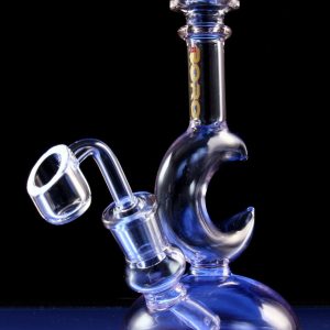 BoroTech Glass ""Mani"" Crescent Petite Mini Rig