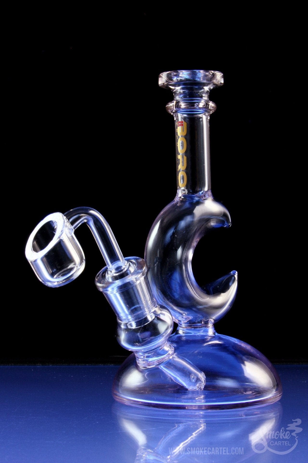 BoroTech Glass ""Mani"" Crescent Petite Mini Rig