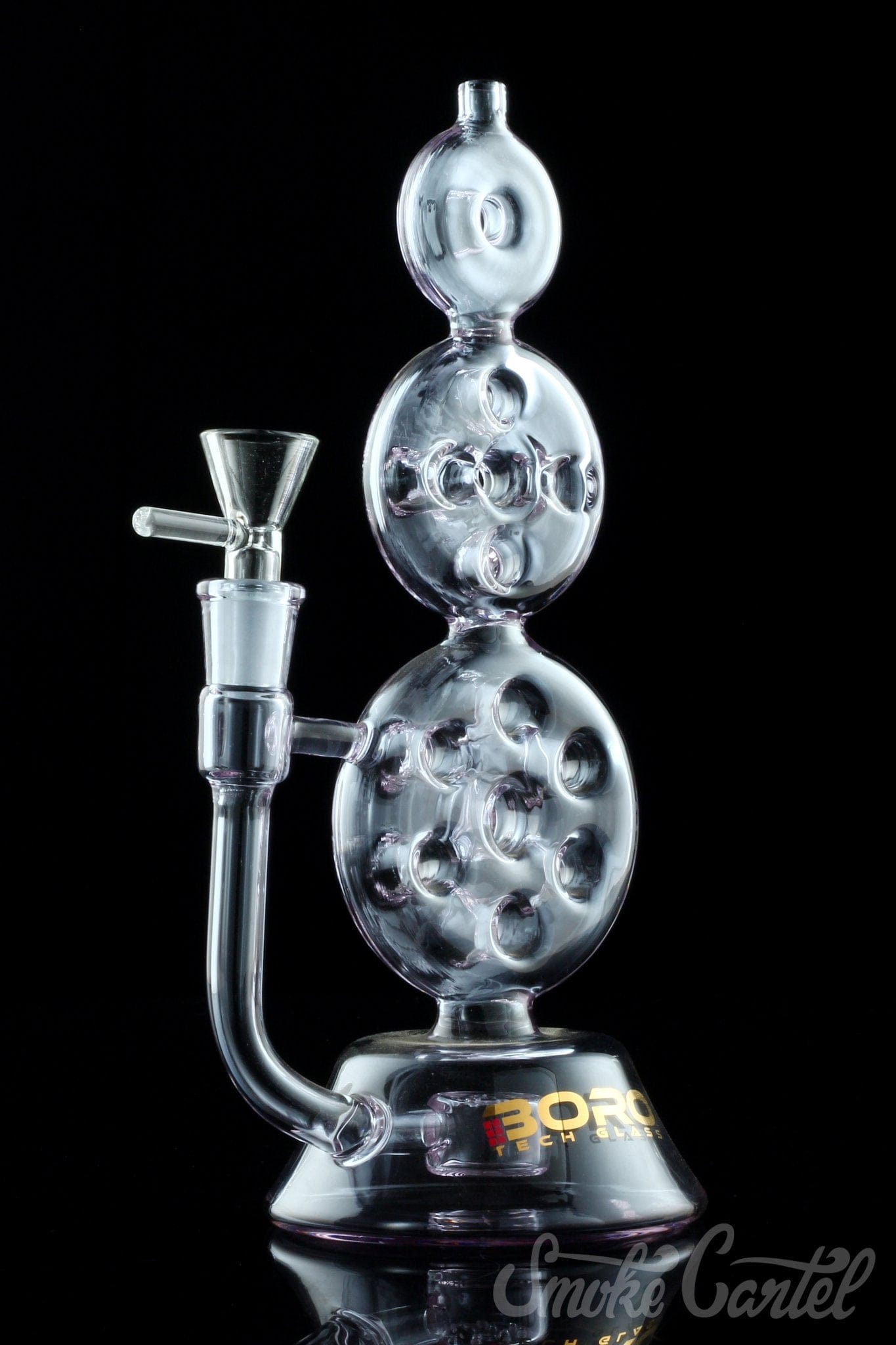 BoroTech Glass ""Skald"" Swiss Stack with Circ Perc