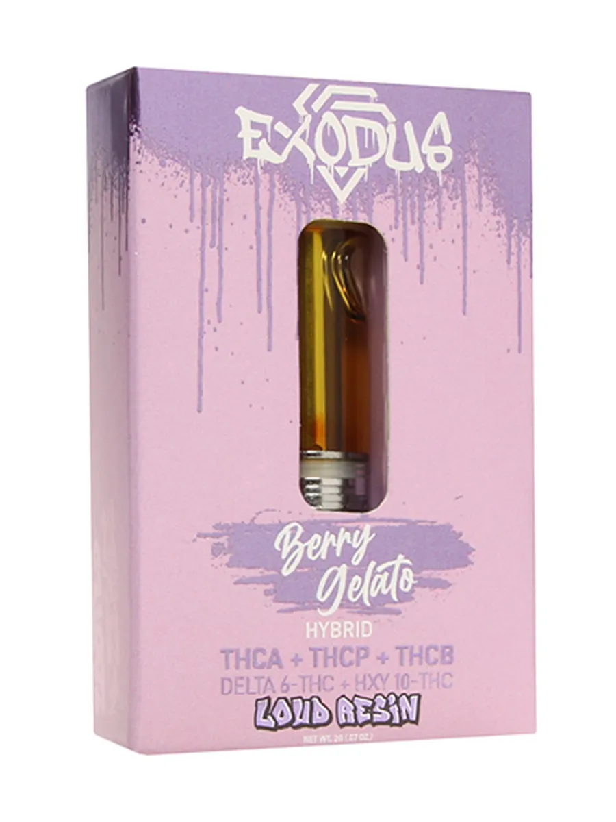 Berry Gelato Exodus Zooted Loud Resin Cartridge 2G