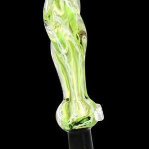 Black Bowl Slime Green Glass Taster Bat