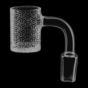 Cube Stack Tessellation Etched Quartz Banger