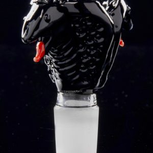 Glassheads ""King Cobra"" Male Flower Bowl