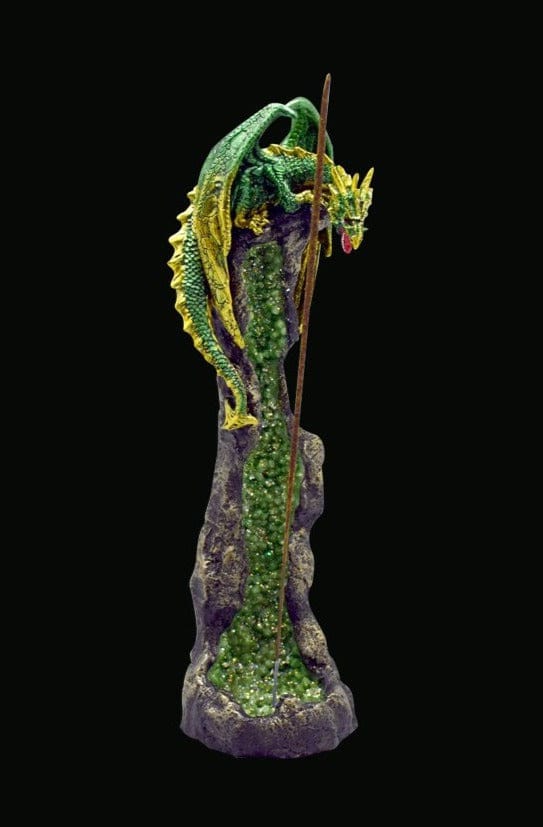 Green Dragon Standing Incense Holder