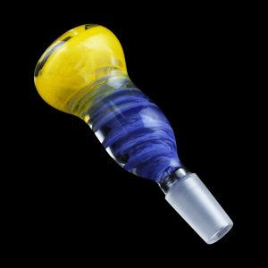 Inside-Out Swirl Frit Stem Herb Bowl