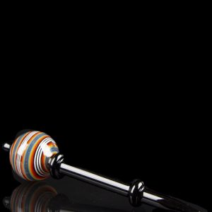 Swirly Spherical Carb Cap with Dabber