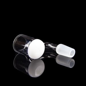 Curved White Base 14.5mm Quartz Banger