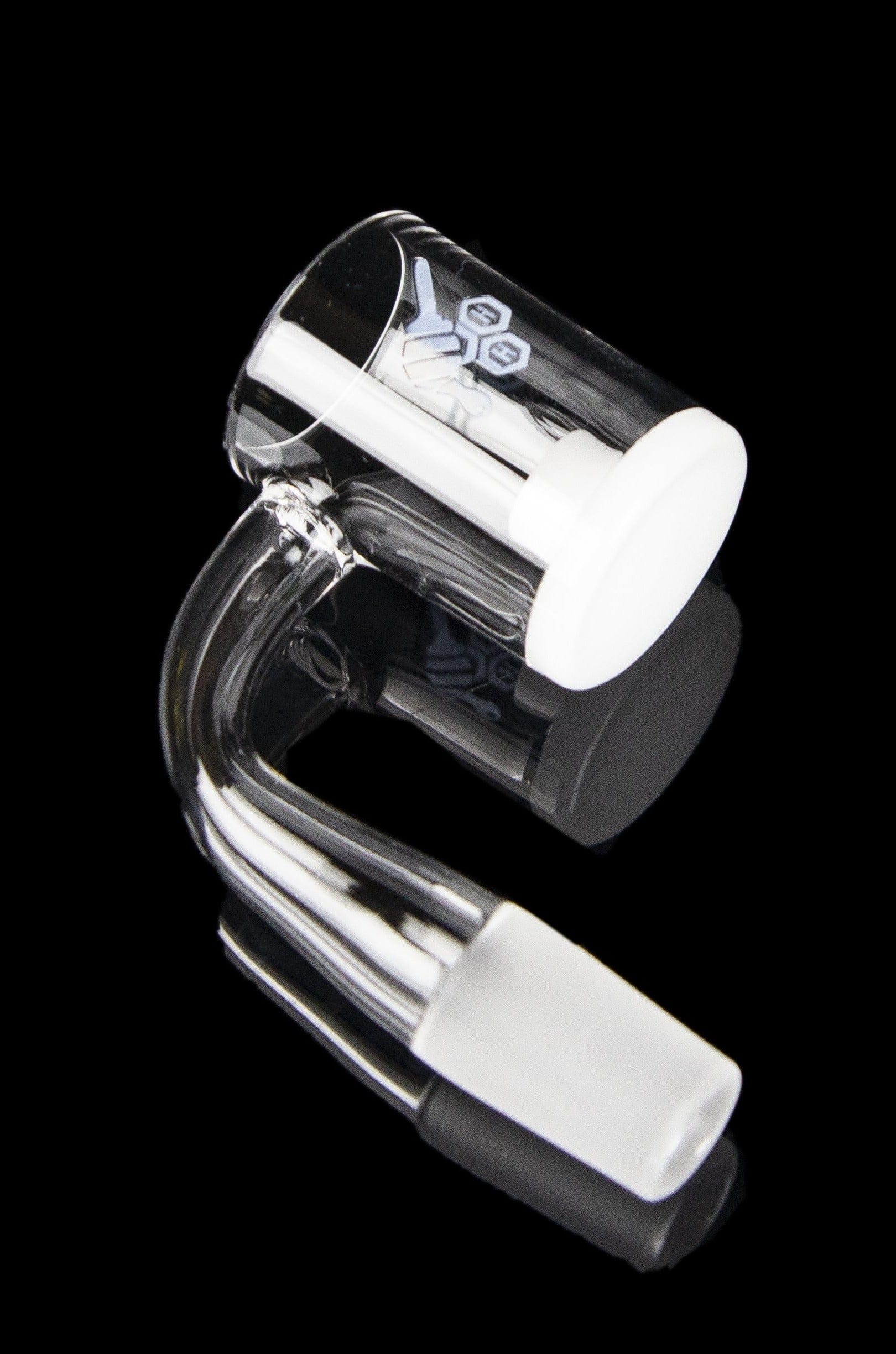 Honeybee Herb Honey & Milk Core Reactor Quartz Banger - Yellow Line