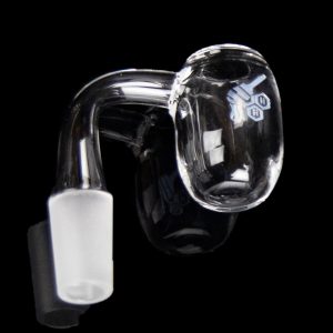Honeybee Herb 90 Degree Honey Barrel Quartz Banger - Yellow Line
