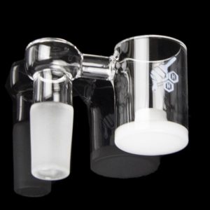 Honeybee Herb Honey & Milk Core Reactor Sidecar Quartz Banger - Yellow Line