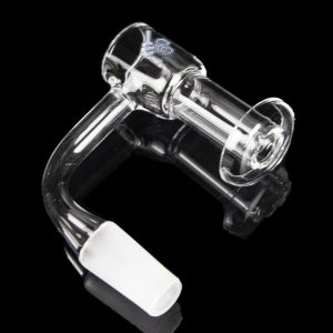 Honeybee Herb 90 DegreeHoneysuckle Quartz Banger - Yellow Line