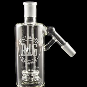 Rebel Initiate Glassworks Double Showerhead Perc Ashcatcher