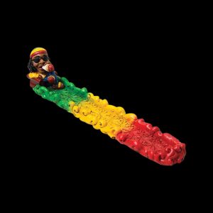 Jamaican Leaf Polyresin Incense Holder