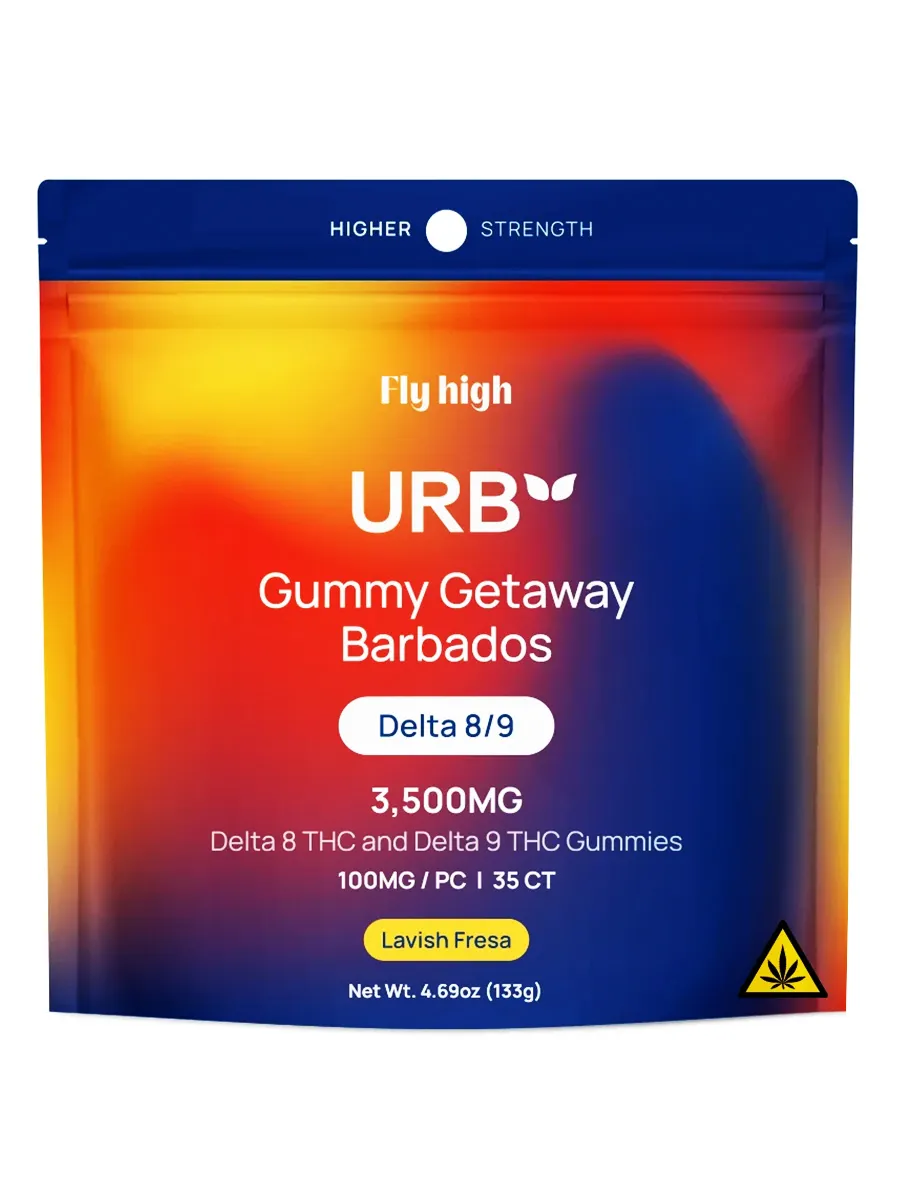 Lavish Fresa URB Gummy Getaway Barbados Delta 8/9 Gummies 3500MG