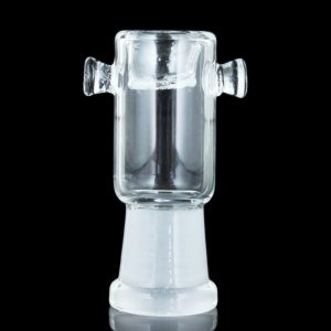 The ""Bolt Neck"" Flower Bowl With Marble Handles and Built In Glass Screen