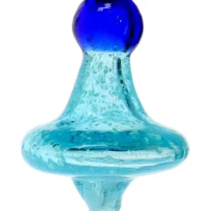 Pointed Spiral Carb Cap Turquoise