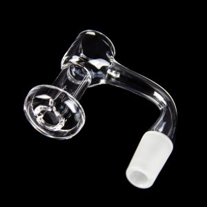 Honeybee Herb Honeysuckle Bevel Quartz Banger - Black Line