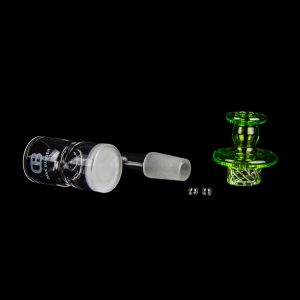 Dank Banger Opaque Bottom Quartz Banger - Splash Guard Combo Set