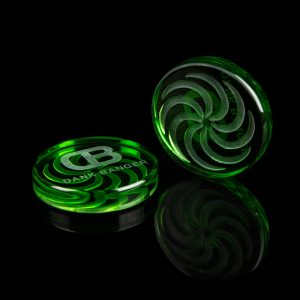 Dank Banger Etched Flat Carb Cap - 2 Pack