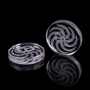 Dank Banger Etched Flat Carb Cap - 2 Pack