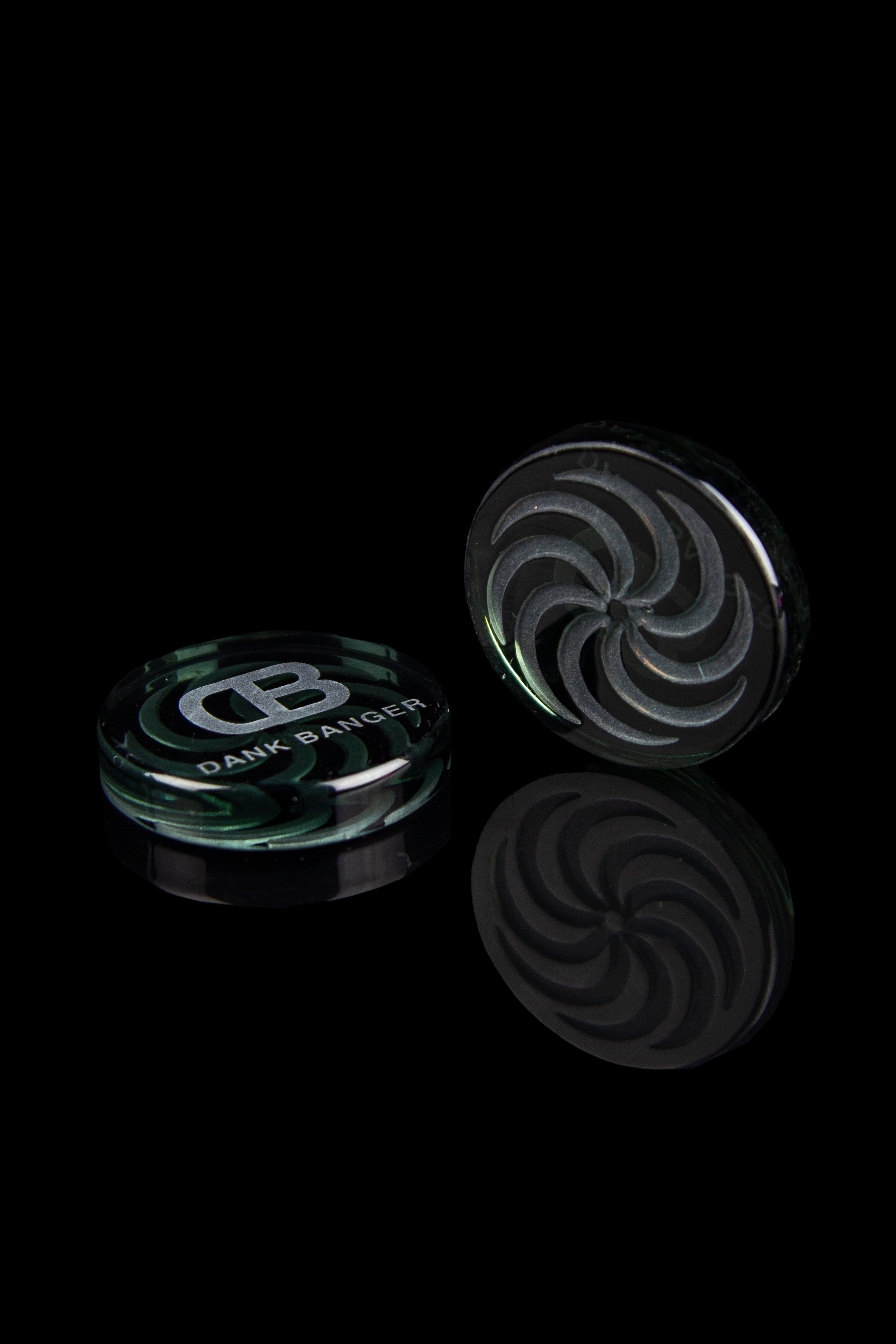 Dank Banger Etched Flat Carb Cap - 2 Pack