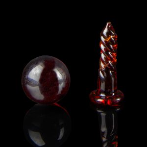 Dank Banger Marble and Screw Terp Bead Set