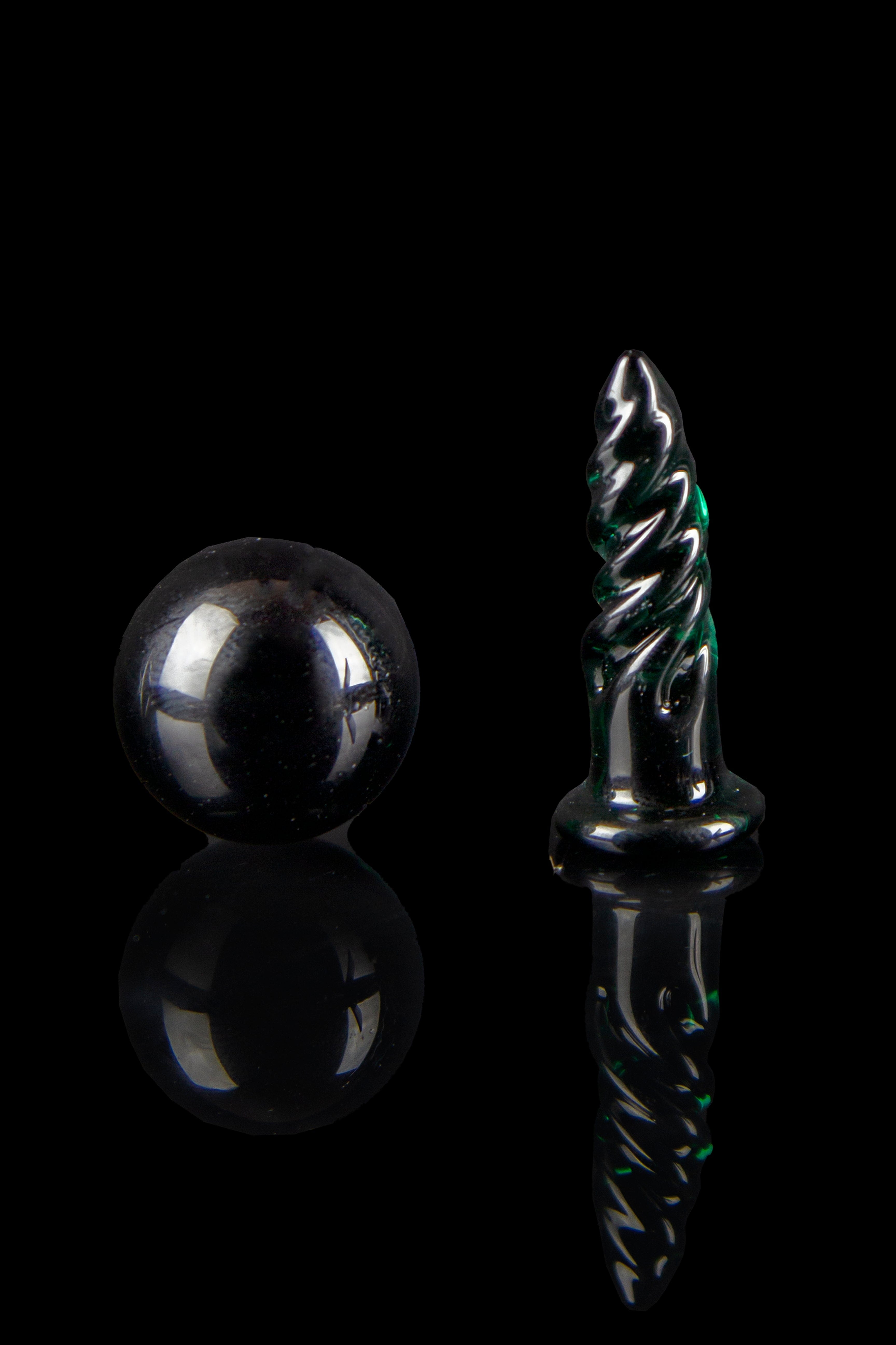Dank Banger Marble and Screw Terp Bead Set