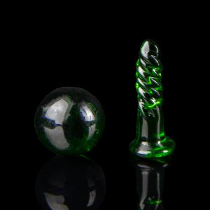 Dank Banger Marble and Screw Terp Bead Set