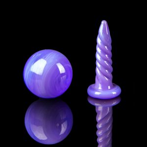 Dank Banger Marble and Screw Terp Bead Set