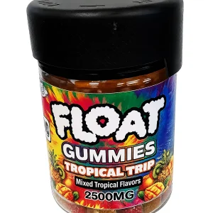 Tropical Trip Float Smart D9 Blend Gummies 2500mg