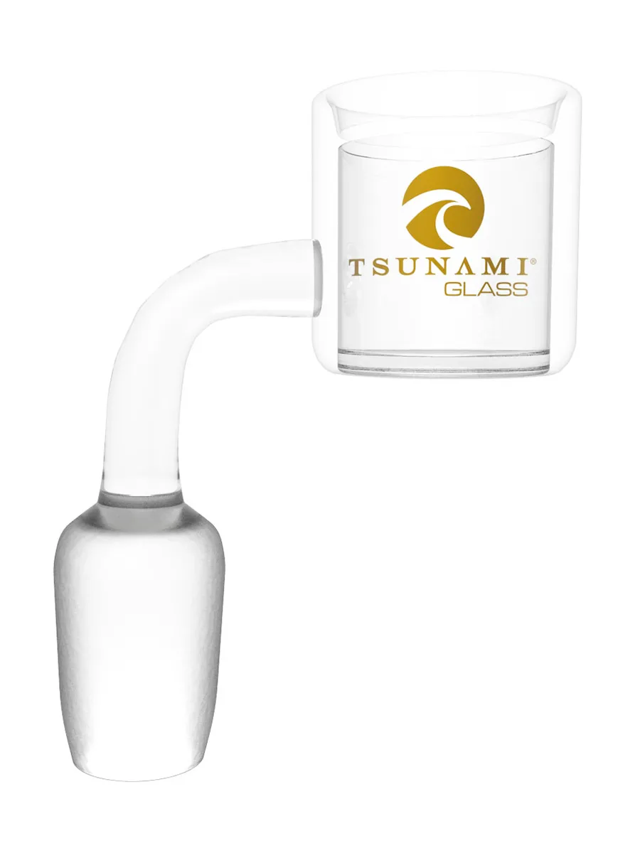 Tsunami Thermal Banger Clear Quartz Male With Carb Cap 18mm