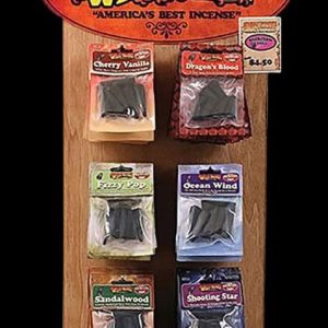 Backflow Incense Cones - 72 Piece Display