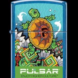 Zippo Lighter - Pulsar Psychedelic Turtle
