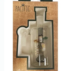 Pacific 90° Multi Colored Mushroom Ash Catcher With Transparent UFO perc