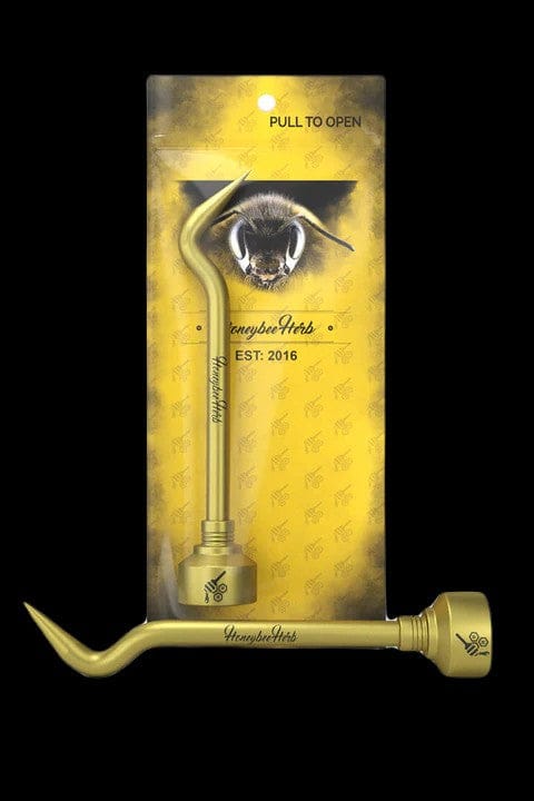 Honeybee Herb Titanium Bent Dabber with Carb Cap