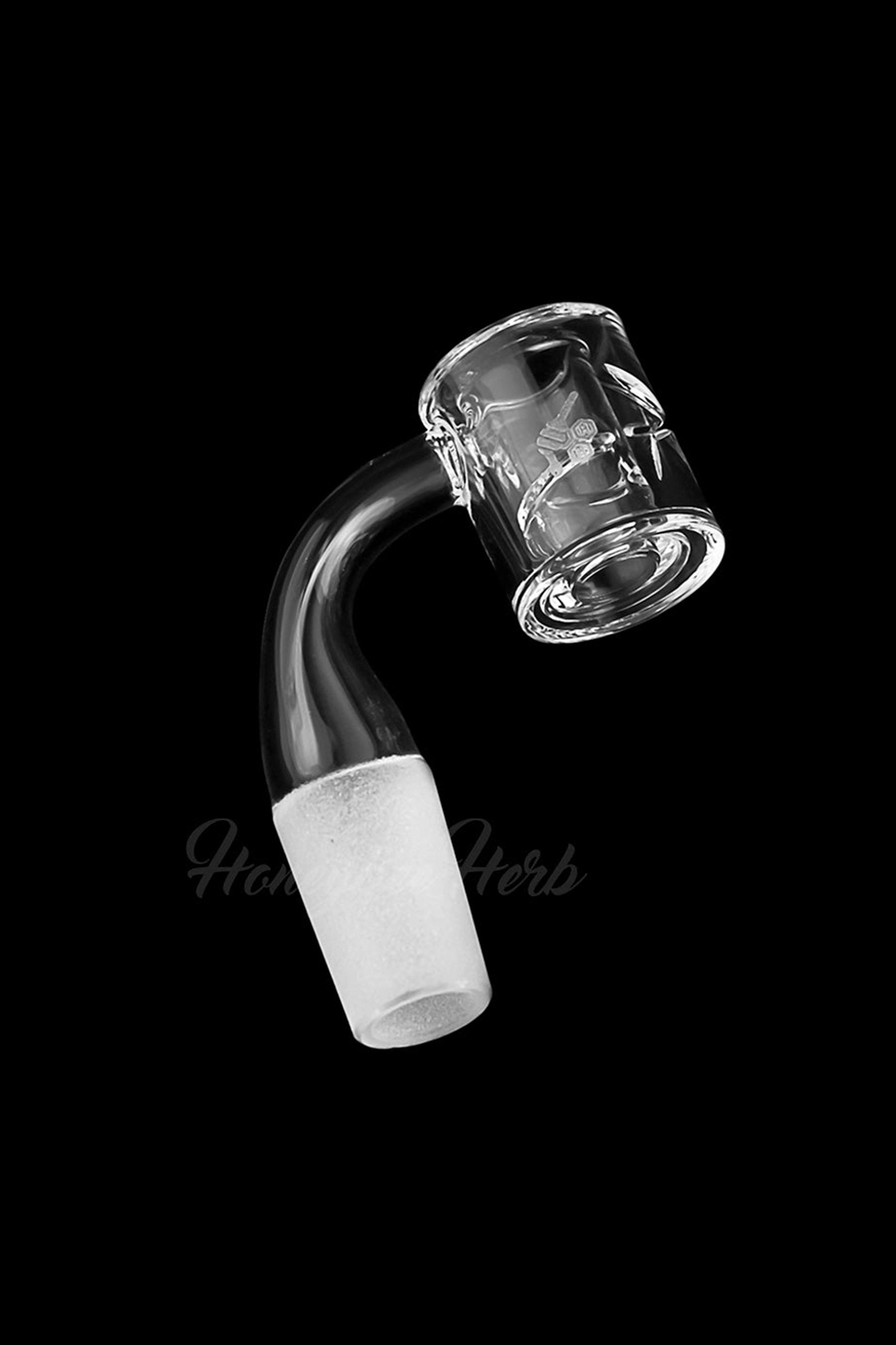 Honeybee Herb Honey Chamber Quartz Banger - Yellow Line