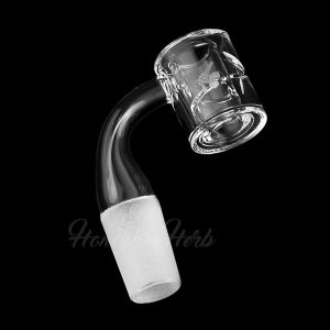 Honeybee Herb Honey Chamber Quartz Banger - Yellow Line