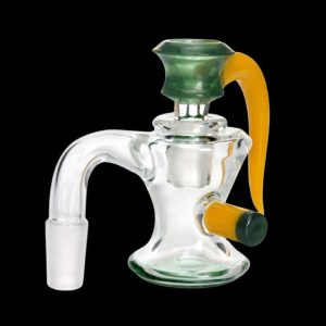 Green Flower Dry Ash Catcher w/ Flower Bowl