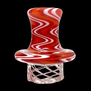 AFM Glass Turbo Reversal Glass Spinner Carb Cap + 2 Pearls