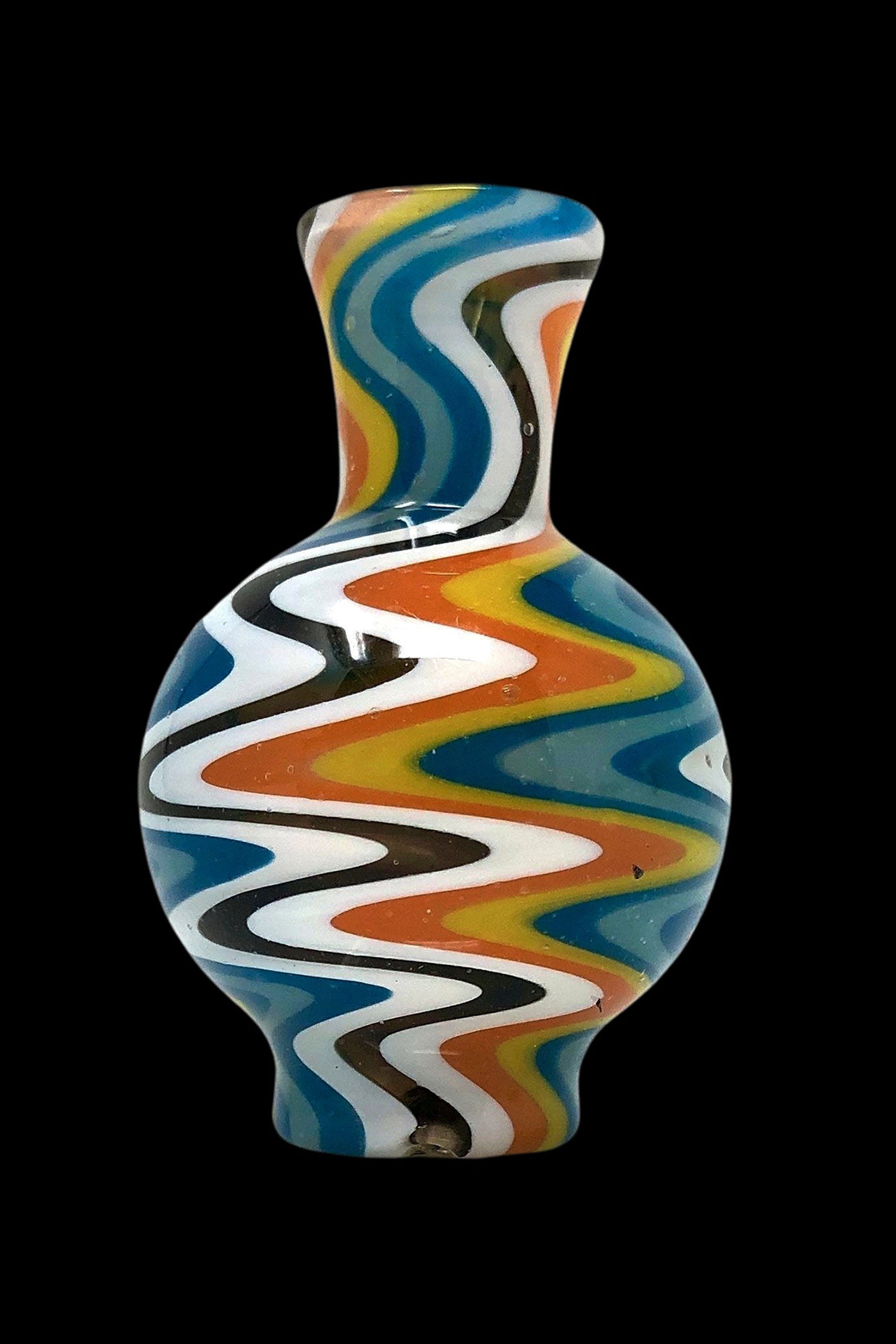 AFM Glass Reversal Bubble Spinner Cap + 2 Pearls