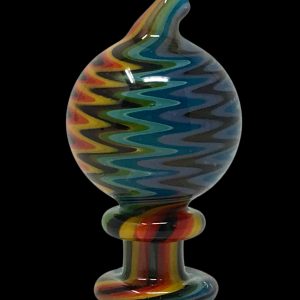 AFM Glass Directional Full Color Wig Wag Reversal Carb Cap
