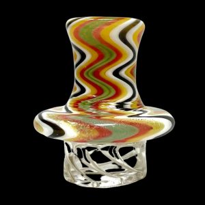 AFM Glass Turbo Reversal Glass Spinner Carb Cap + 2 Pearls