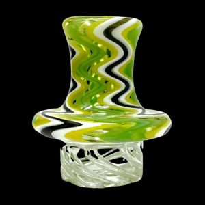 AFM Glass Turbo Reversal Glass Spinner Carb Cap + 2 Pearls