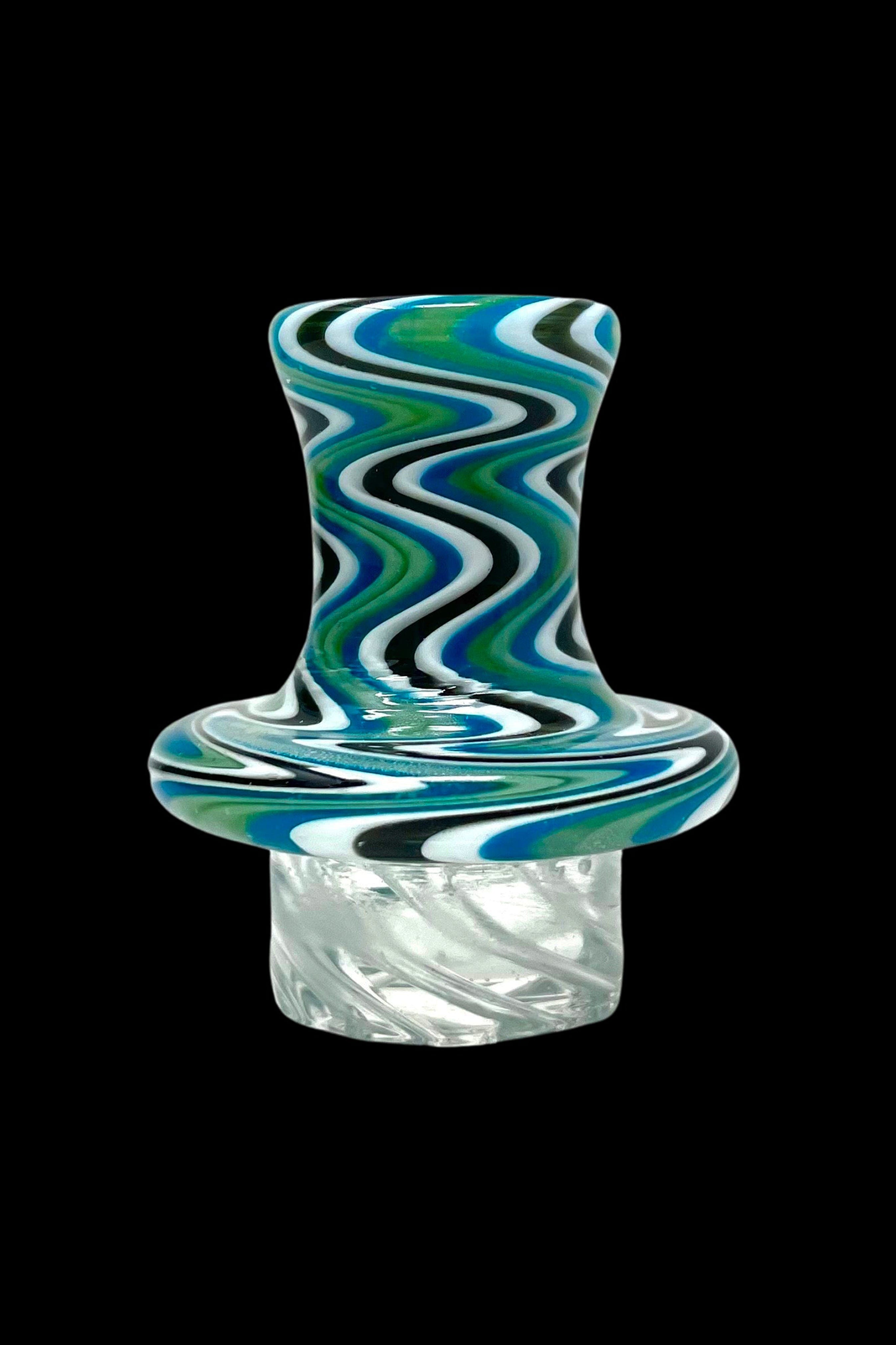 AFM Glass Turbo Reversal Glass Spinner Carb Cap + 2 Pearls