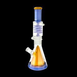 MAV Glass Oversized Slitted Pyramid Beaker Freezable Coil System