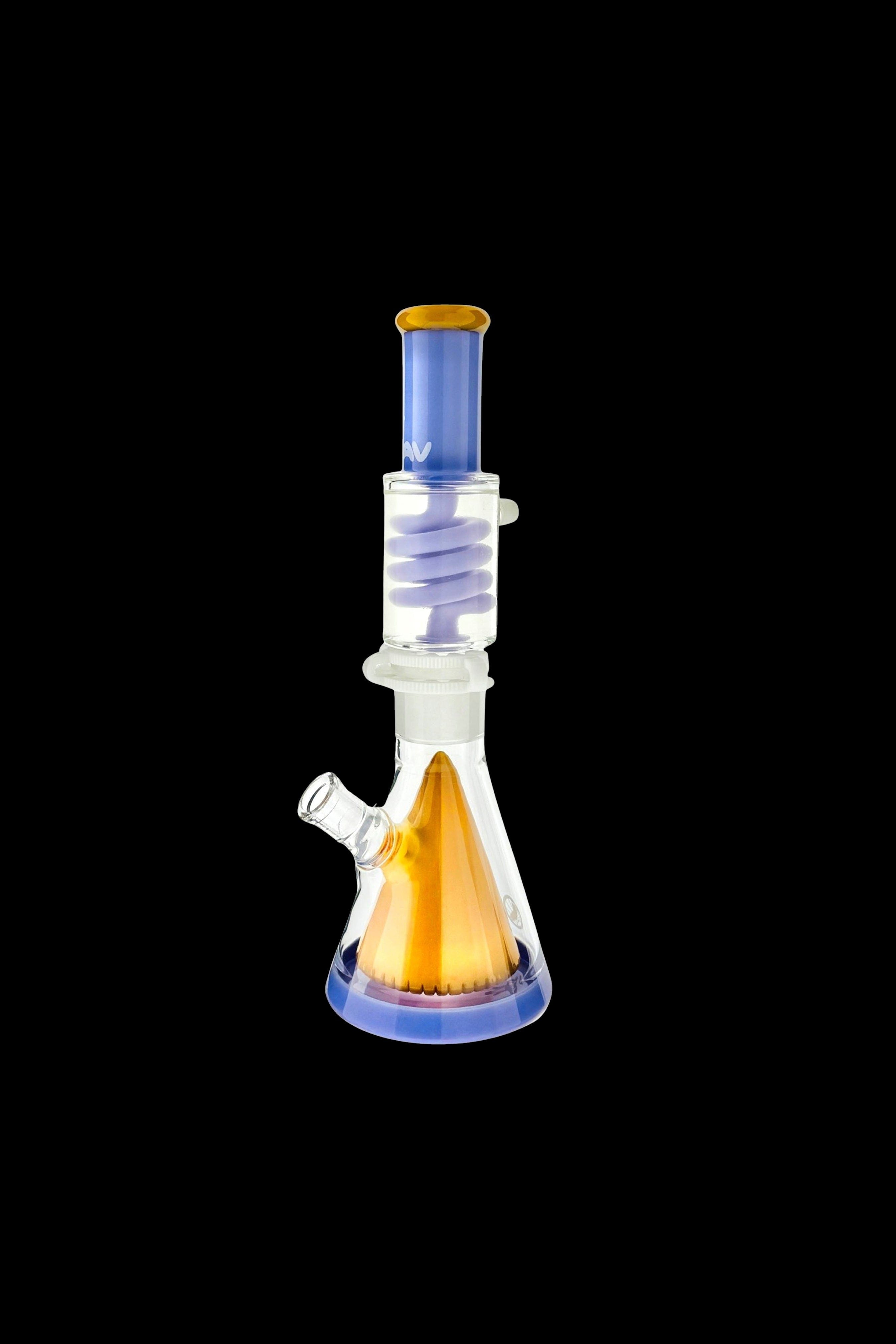 MAV Glass Oversized Slitted Pyramid Beaker Freezable Coil System