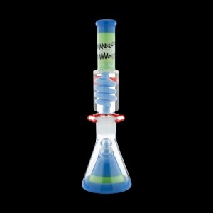 MAV Glass Reversal Wig Wag Slitted Pyramid Beaker Freezable Coil System