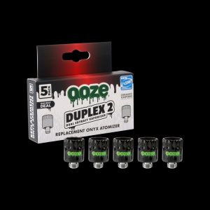 Ooze Duplex 2 Replacement Onyx Atomizer 5-Pack